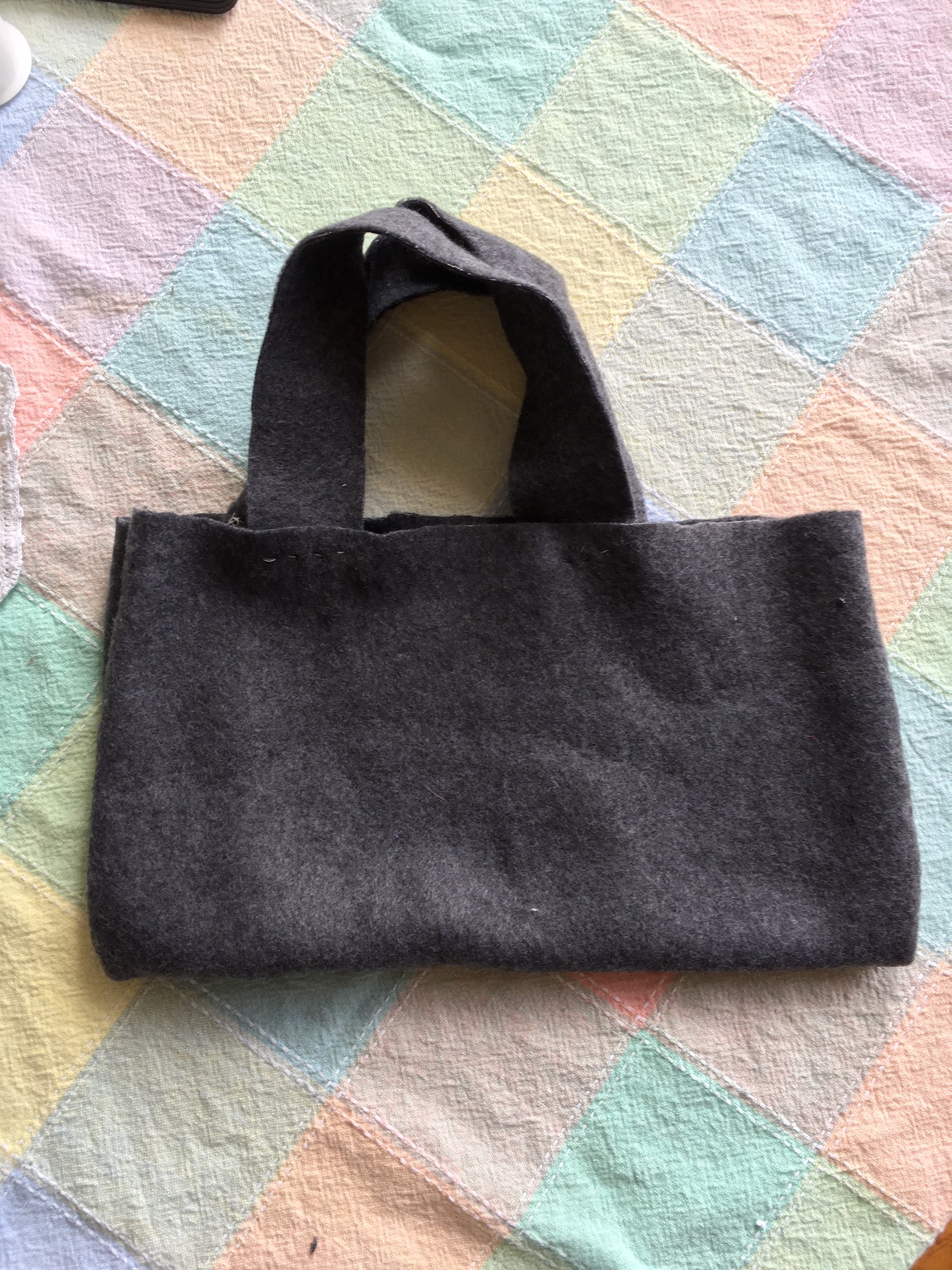 An image of a homemade tote bag